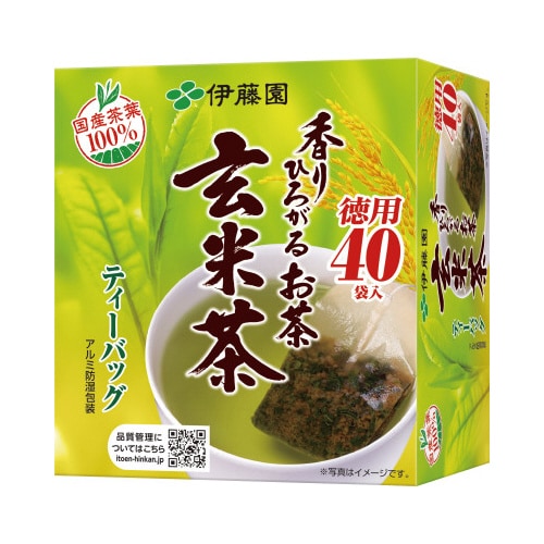 香りひろがるお茶玄米茶ティーバッグ40袋