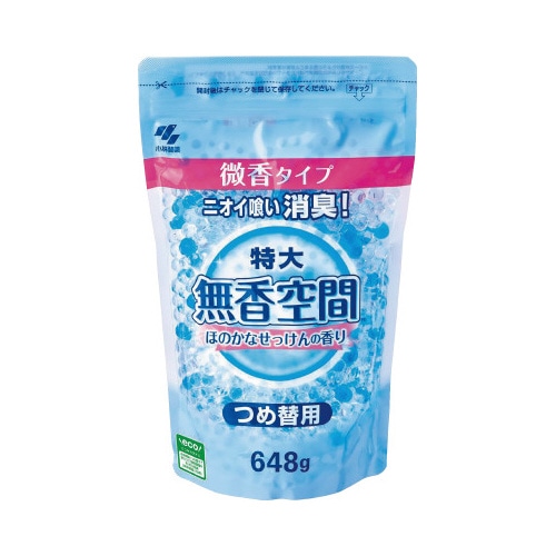 無香空間特大 ほのかなせっけん 替用 648G