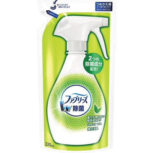 ファブリーズW除菌 緑茶成分入 詰替用 320ml
