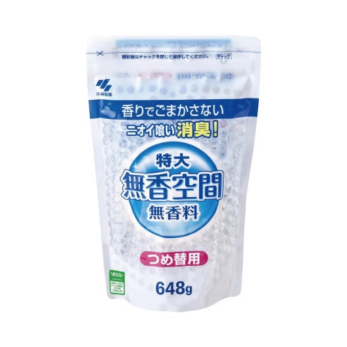 無香空間 特大 つめ替用 無香料 648G