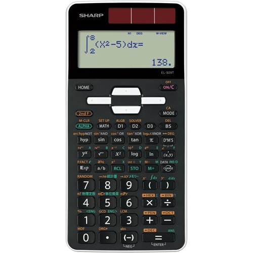関数電卓 EL−509TWX ホワイト