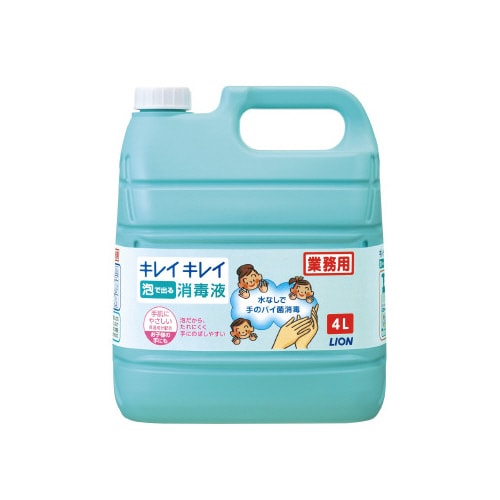 業務用キレイキレイ薬用泡で出る消毒液 4L