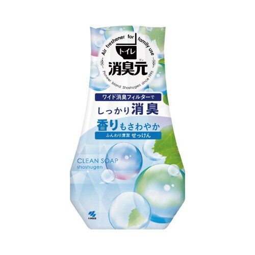 トイレの消臭元 ふんわり清潔せっけん 400ml