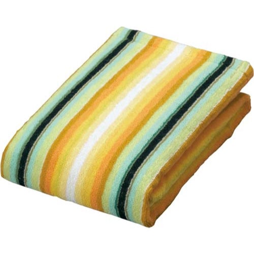 残糸フェイスタオル イエローストライプ 3枚入