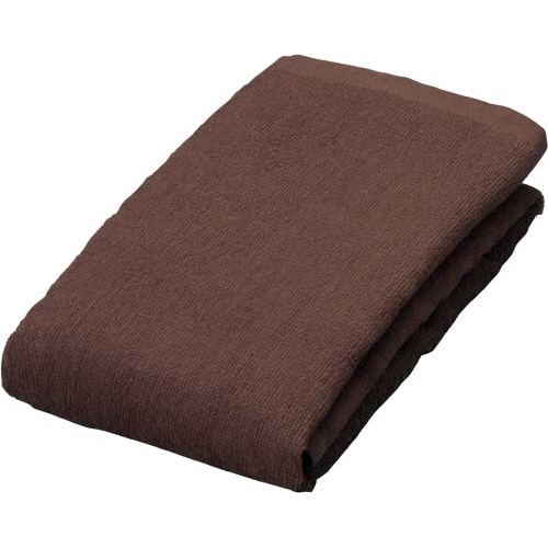 業務用スレン染め フェイスタオル ブラウン 5枚入