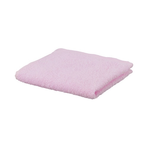 カラーおしぼりタオル ピンク 5枚入