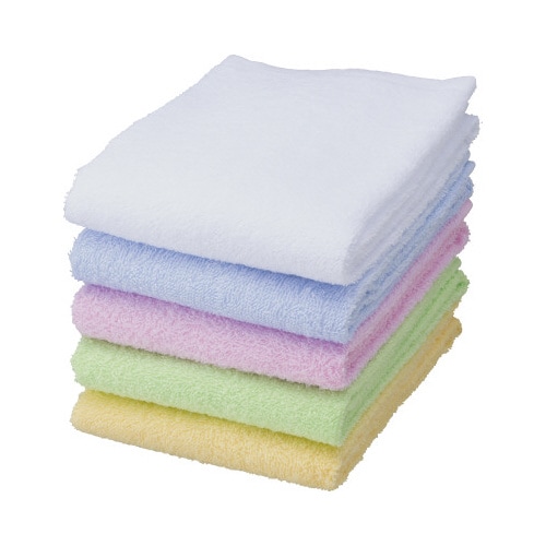 カラーフェイスタオル 5色アソート