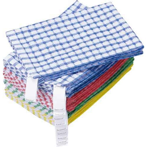 使い分けに便利なループ付きふきん 10枚入×5