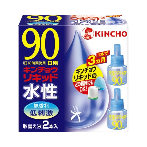 水性キンチョウリキッド 90日無香料 取替2本