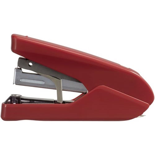 パワーフラットホッチキス 26枚とじ レッド