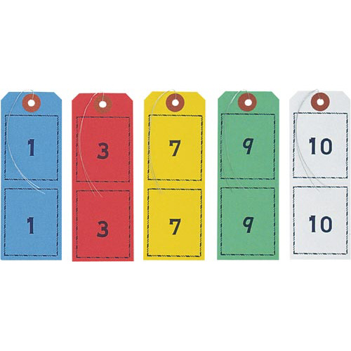 連番荷札 5色込 500枚入