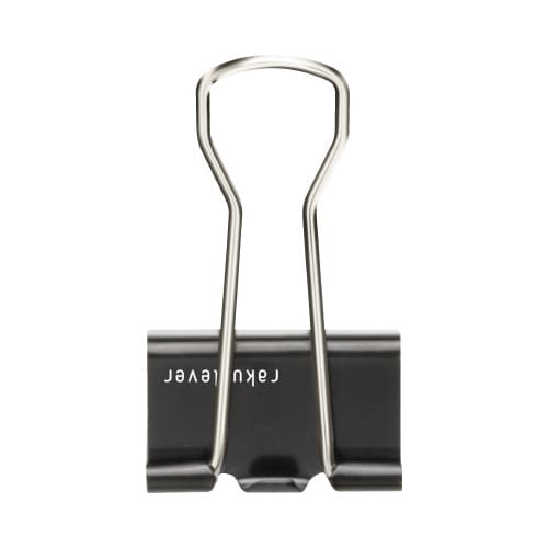 らくレバーダブルクリップ 中25mm 10個入