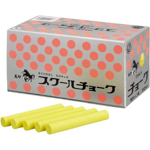スクールチョーク 黄 100本