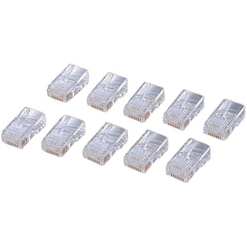 RJ45コネクタ カテゴリ5E用 10個入