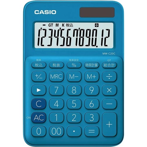 カラフル電卓 レイクブルー