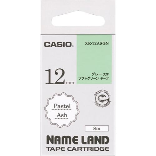 ネームランドパステルアッシュ グリーン 12mm