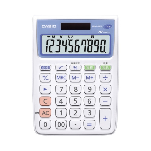 抗菌電卓 ミニジャスト型 MW−102CL−N