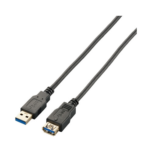 USB3.0延長ケーブル(A−A) 2m ブラック