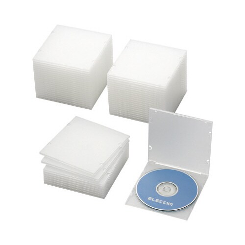 CD・DVDケース 5mm PP製 クリア 50枚