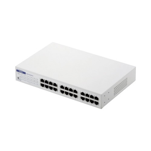 スイッチングハブ ギガビット・金属筐体 24ポート