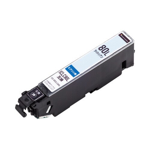 互換インク ICLC80L対応 ライトシアン
