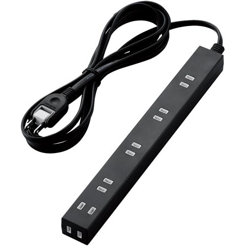 広々タップ 6個口 3.0m ブラック