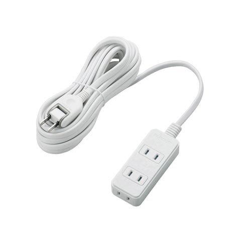 シャッタータップ 3個口 5m ホワイト