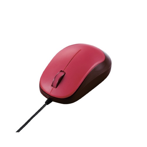 3ボタン有線マウス M−Y8UB 赤