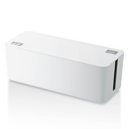 ケーブルボックス 収納 6個口 大サイズ 白