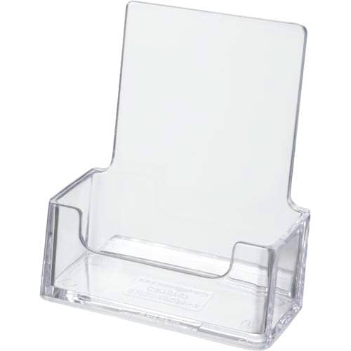 カタログスタンド 名刺サイズ縦置き クリア