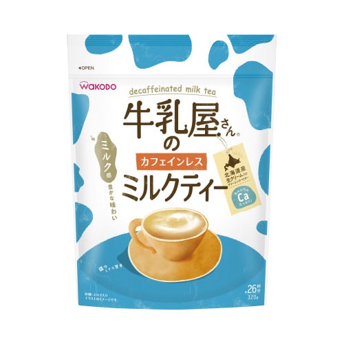 牛乳屋さんのカフェインレスミルクティー 320g