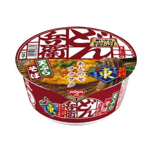 日清のどん兵衛 天ぷらそば 東日本版 12個入