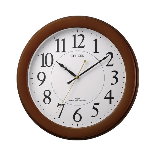 シチズン 木枠電波時計514