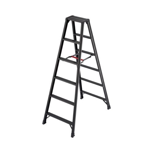 脚軽ブラック(トレー形状)6段