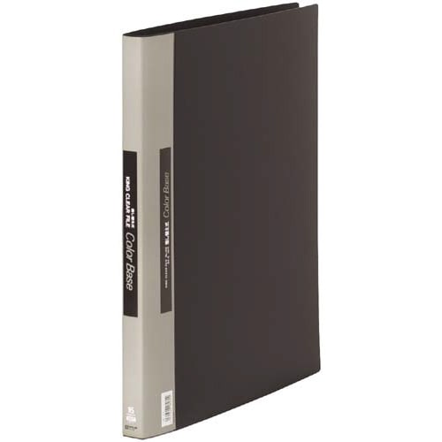 クリアーファイルカラーベース差し替え式 B4縦 黒