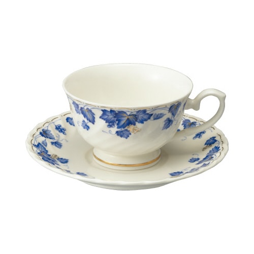 ブルーターフ高台兼用碗皿 3客セット