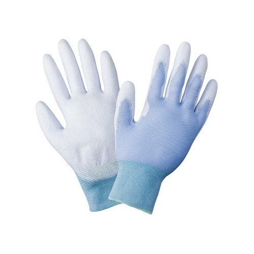 ウレタン背抜き手袋 ブルーM 10双入
