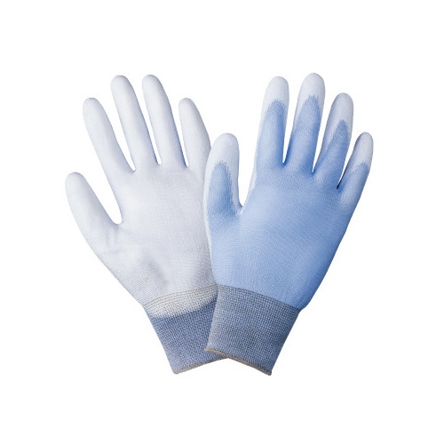 ウレタン背抜き手袋 ブルーL 10双入