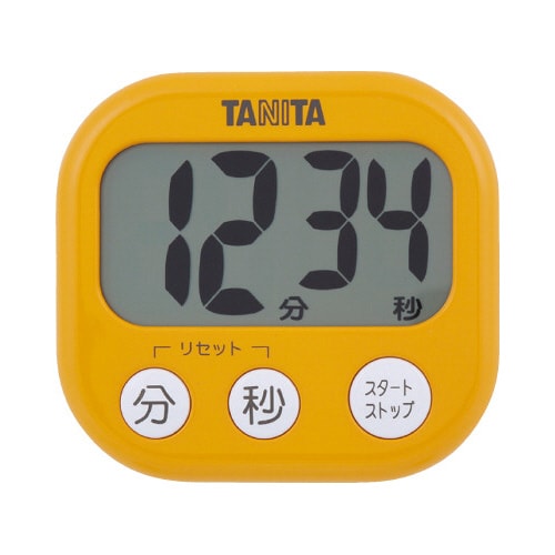 でか見えデジタルキッチンタイマー オレンジ