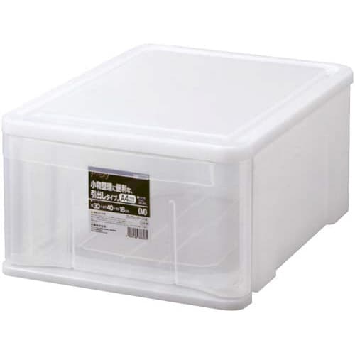 プレクシーケースMホワイト A4対応サイズ×4