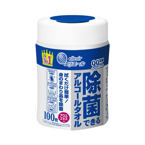 大王製紙 エリエール除菌できるアルコールタオル｜カウネット