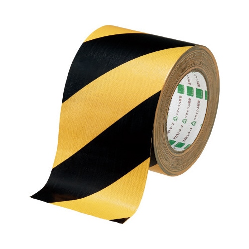 布テープ トラ 黄/黒 幅100mm 1巻