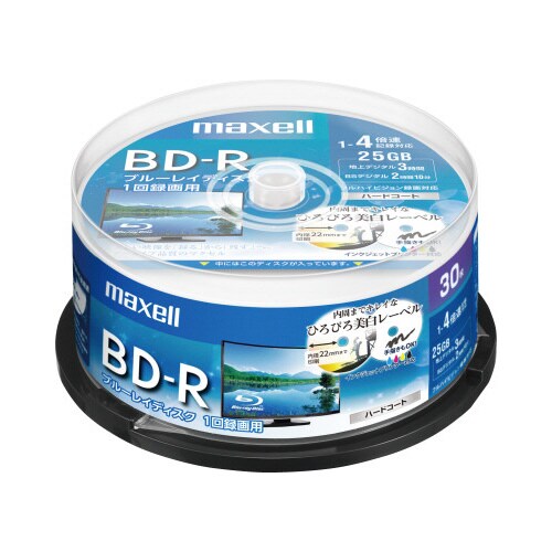 BD−R録画用 25GB 4倍速 30枚SP