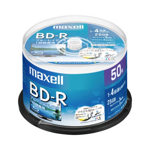 BD−R録画用 25GB 4倍速 50枚SP