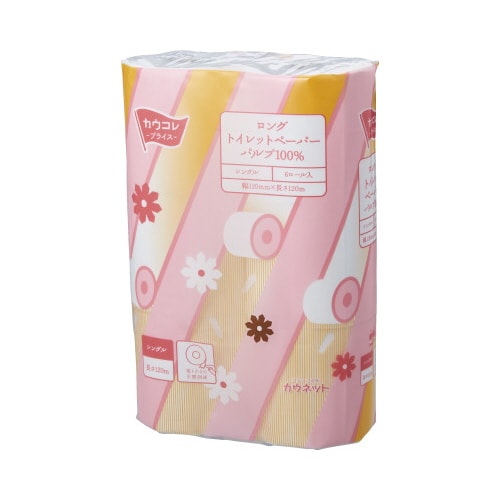 パルプロングトイレットペーパーS120m×4