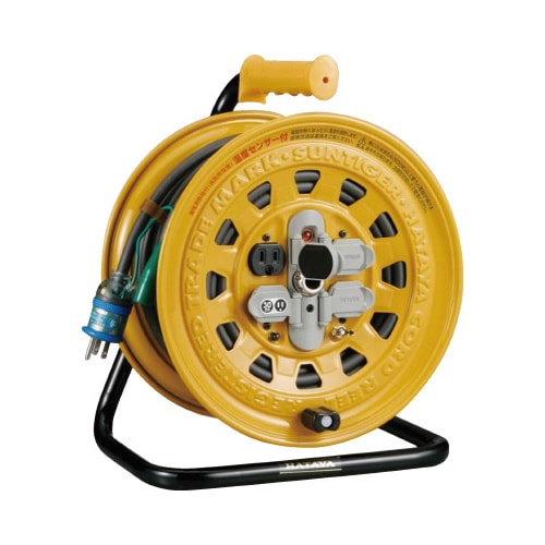 サンタイガーコードリール 30m 漏電遮断器付