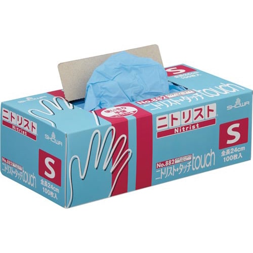 ニトリスト・タッチ100枚入 ブルー S 1箱