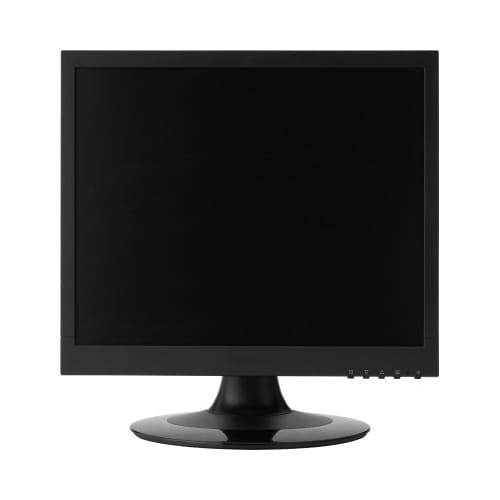 17型スクエア液晶モニター ブラック