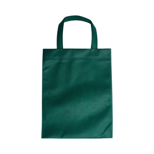 不織布A4手提げバッグ ダークグリーン 10枚