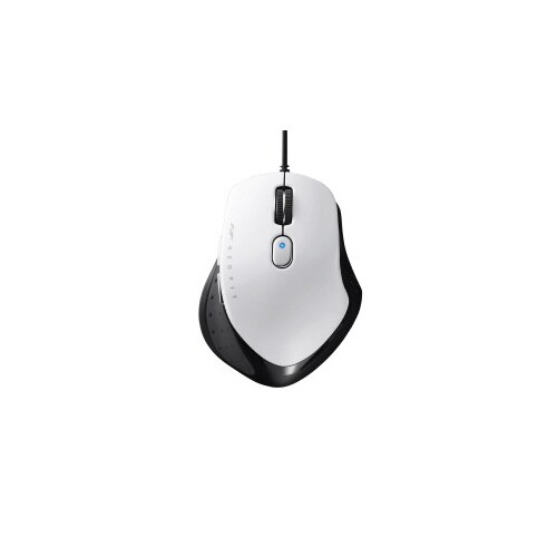 有線5ボタン ネオフィットマウス ホワイト M